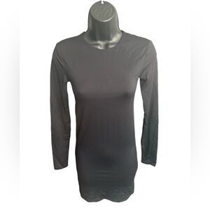 ZARA Classic Black Long Sleeve Bodycon Dress